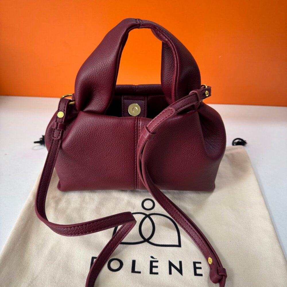 Polène Mini Bag in Wine Red - Picture 3 of 10